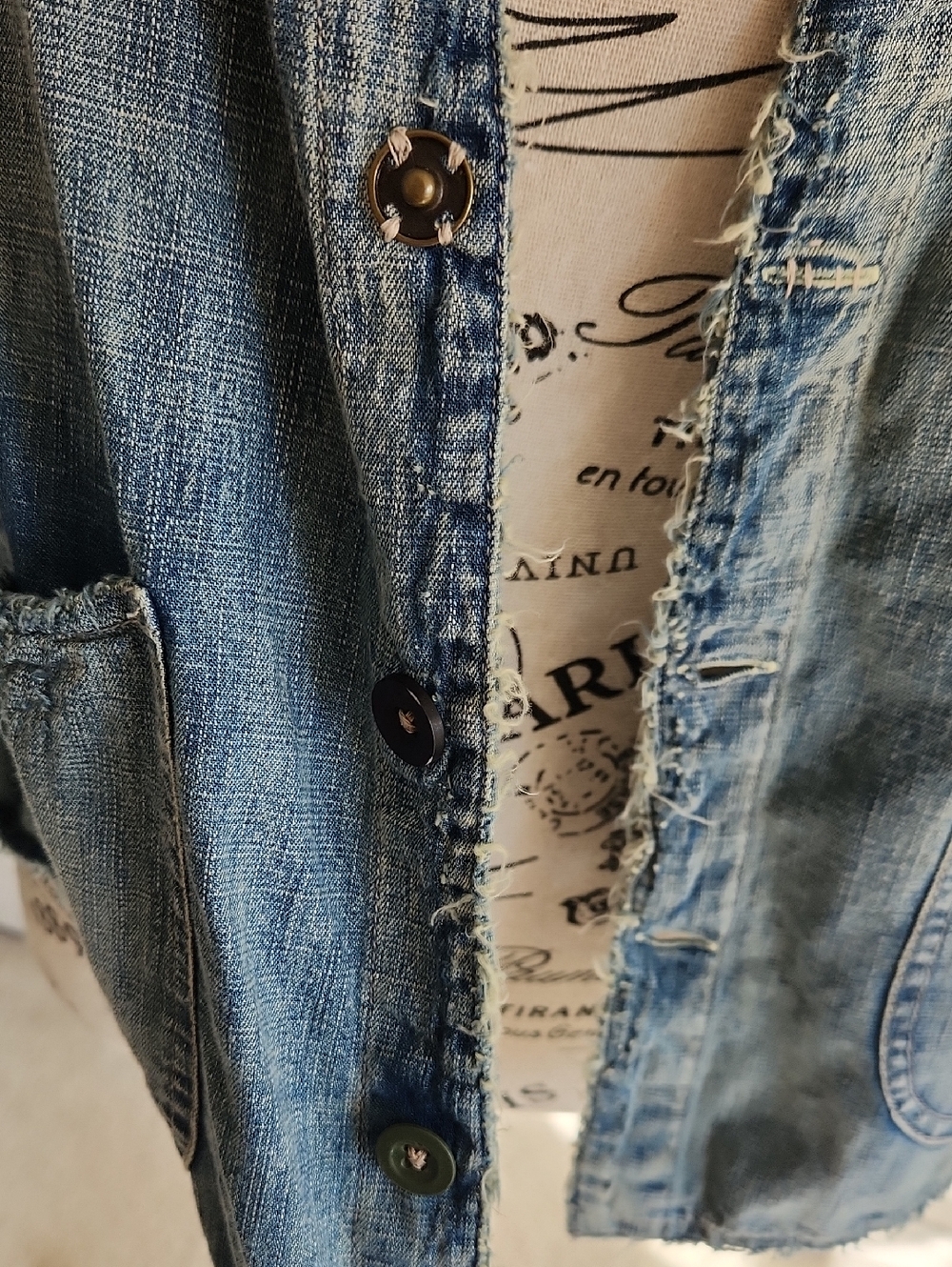 Magnolia Pearl Sanforized Denim Jacket RARE - Picture 2 of 4